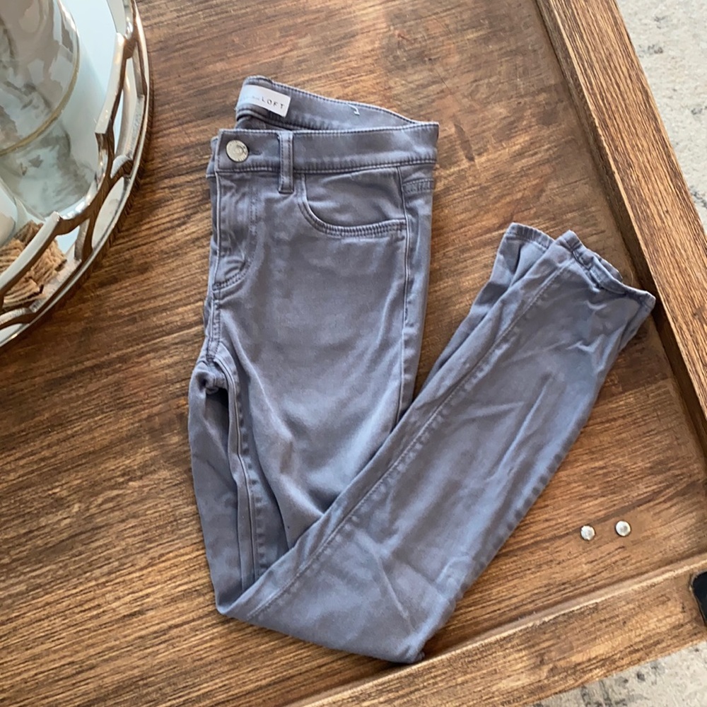 Loft cropped jegging pants